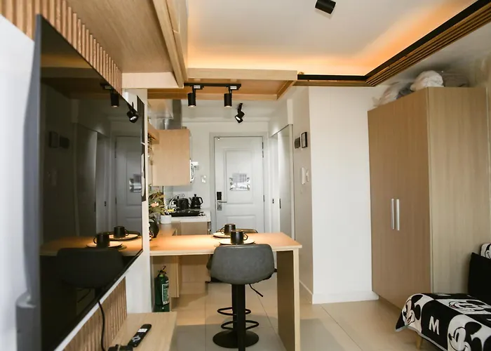 公寓 Quezon Stylish Unit With A Mickey Vibe *