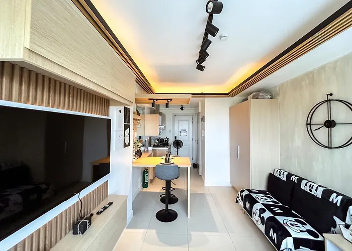 公寓 Quezon Stylish Unit With A Mickey Vibe *